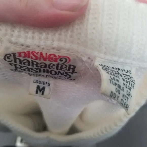 𝅺vintage 70s Disney  Character Fashions Mickey Mouse Sweater Embroidered M - Picture 8 of 8